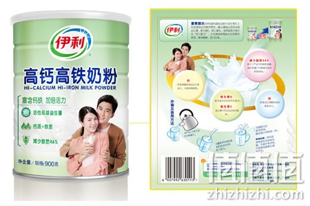伊利高钙高铁成人奶粉