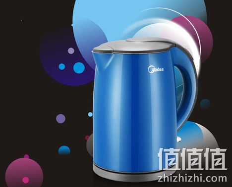 美的双层防烫电水壶