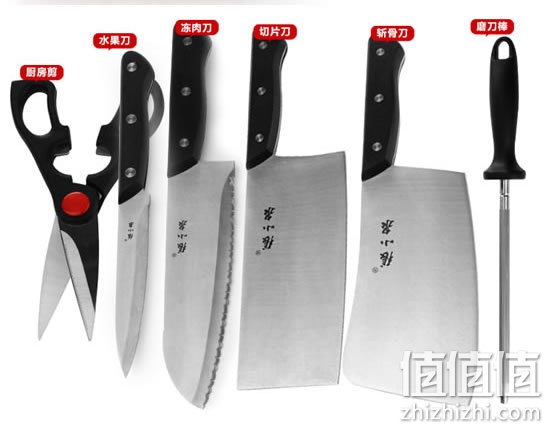 张小泉N5490厨房套刀七件套