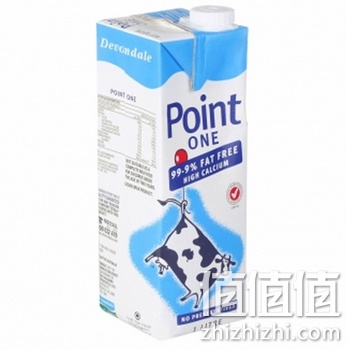 德运高钙脱脂牛奶1L
