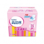 高洁丝 丝薄棉柔护翼日用卫生巾18片*6包 京东商城价格