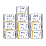 ABC 全日用透气排湿棉柔卫生巾8片*10包 京东商城价格