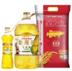 金龙鱼原香稻5KG+玉米油5L+稻米油700ml 1号店价格