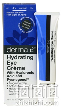 Derma e 德玛依碧萝芷玻尿酸保湿眼霜