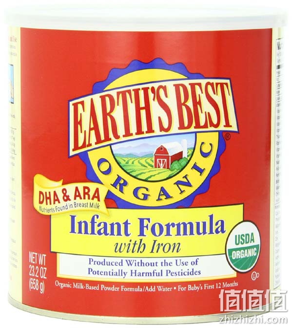 EARTH’S BEST 世界最好婴儿有机强化铁奶粉