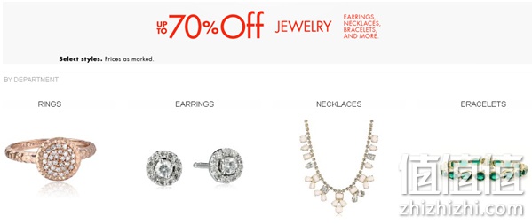 精选 Nine West 玖熙、Dogeared、Anne Klein 等多品牌珠宝首饰