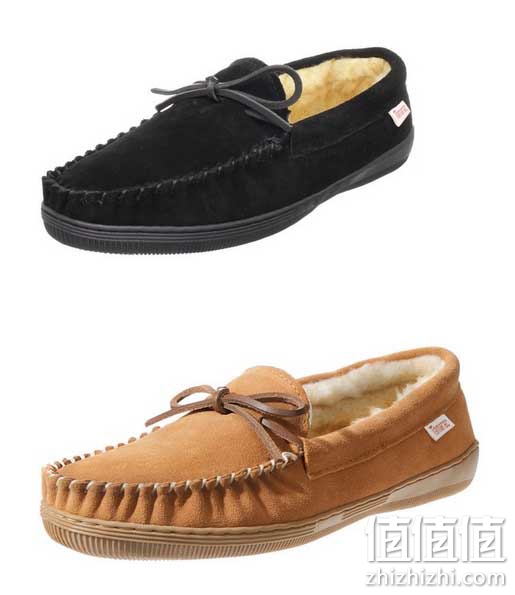 Tamarac by Slippers International 男款 Camper Moccasin 软皮鞋