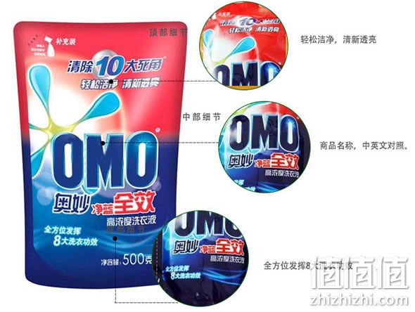 奥妙净蓝深层洁净洗衣液