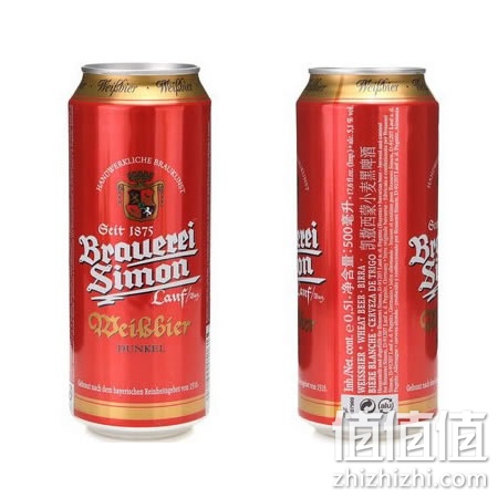 凯撒西蒙小麦黑啤酒500ml*6听