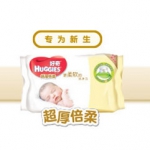 好奇 超厚倍柔婴儿柔润湿巾80抽*6包