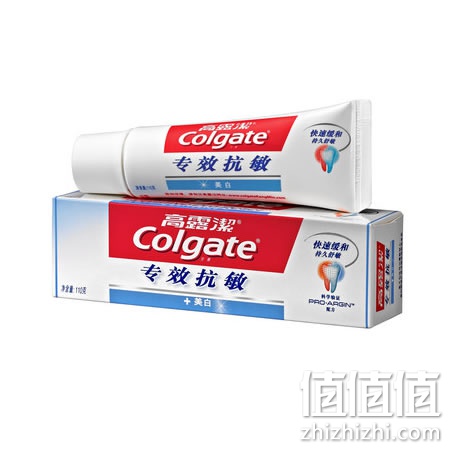 高露洁专效抗敏美白牙膏110g*3支