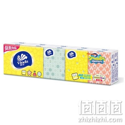 维达海绵宝宝手帕纸