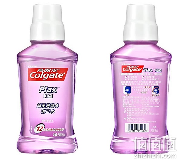 高露洁贝齿鲜果薄荷漱口水250ml*3 