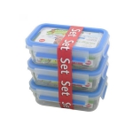 爱慕莎（EMSA）508570 乐鲜系列塑料保鲜盒 0.55L*3个 亚马逊中国价格