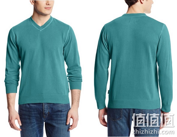 Woolrich男士纯棉V领毛衣