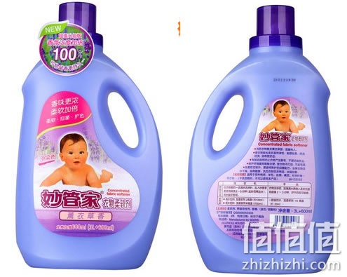 妙管家衣物柔软剂3L+600ml