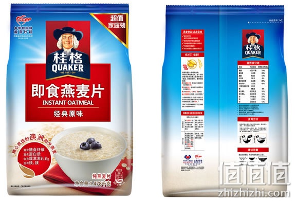 桂格即食燕麦片1478g 