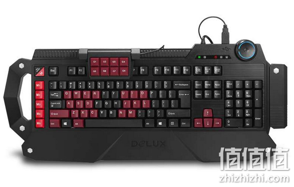 多彩T21黑轴硅胶游戏键盘 