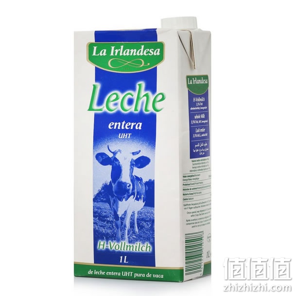 爱伦蒂全脂纯牛奶1L*6