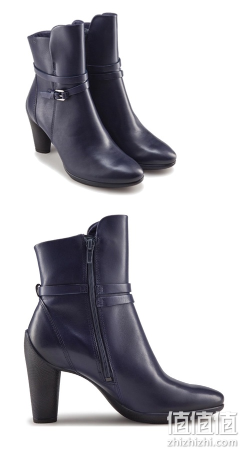 ECCO 爱步 Sculptured 雕塑75休闲高跟女鞋短靴