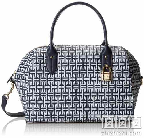 Tommy Hilfiger 汤米•希尔费格 TH 印花圆顶单肩手提包