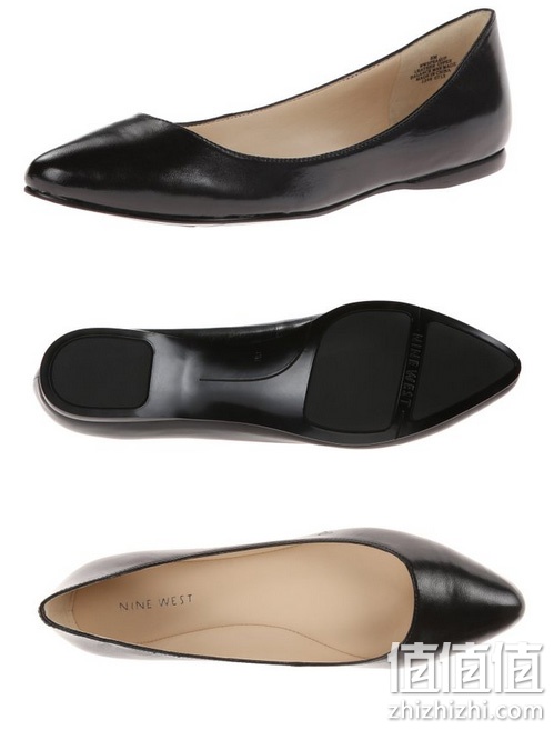 Nine West 玖熙 SpeakUp女款真皮平底鞋