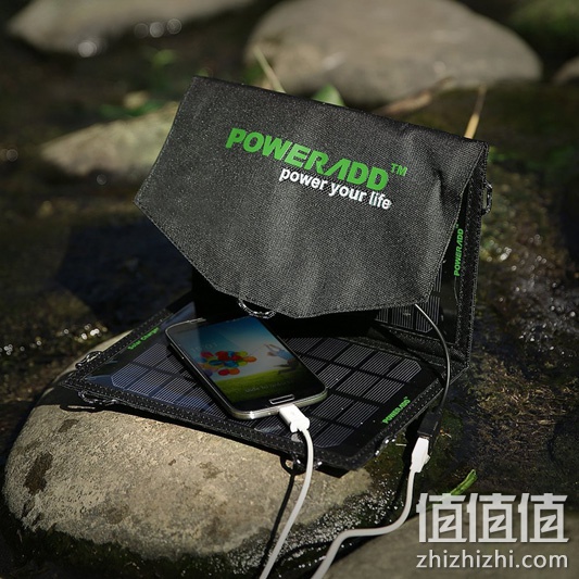 Poweradd 7W 太阳能面板便携式充电器
