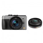 Panasonic 松下 DMC-GX1W GK 微单 双头套机 新蛋网价格