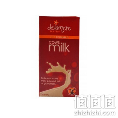 德拉米尔脱脂牛奶1L 