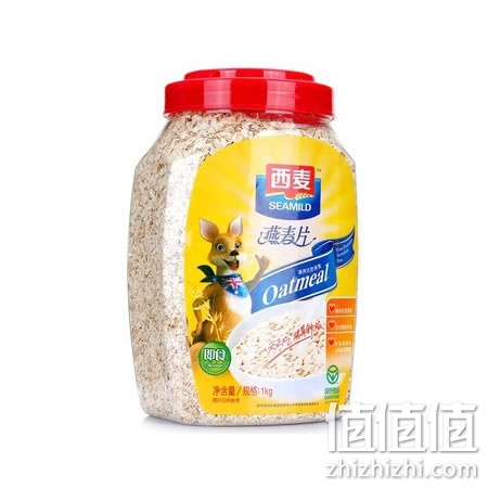 西麦燕麦片1000g桶装