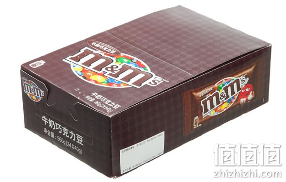 德芙M&M's牛奶巧克力豆 40g*24包