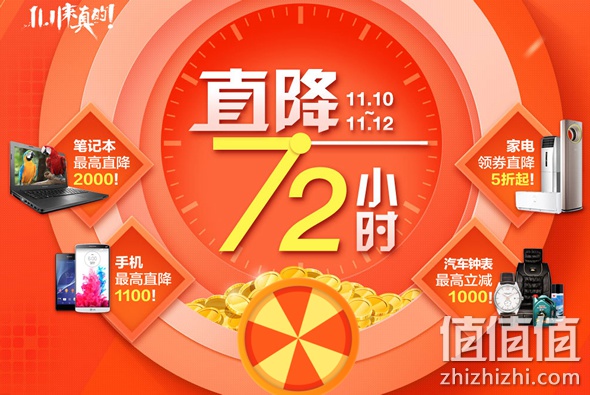 直降72小时 