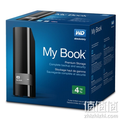 Western Digital 西部数据 My Book 4TB USB 3.0 外接硬盘