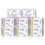 ABC 纤薄棉柔超级吸收日夜卫生巾8件套 亚马逊中国价格