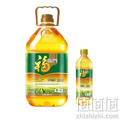 福临门 黄金产地玉米油 5L+900ml 苏宁易购价格