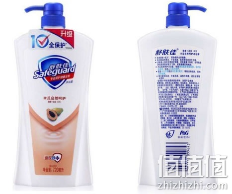 舒肤佳木瓜自然呵护型沐浴露720ml 