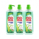 妈妈壹选 绿茶清香餐具净 1kg*3瓶 1号店价格