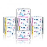 ABC 纤薄透气排湿棉柔卫生巾组合8包 苏宁易购价格