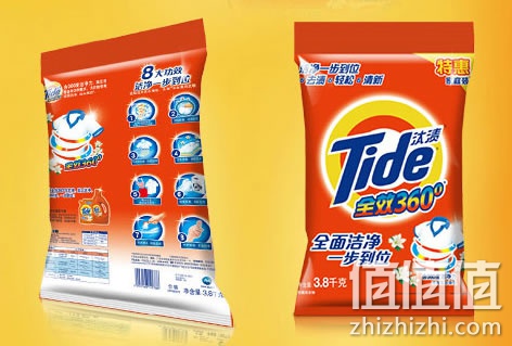 汰渍全效360度洗衣粉