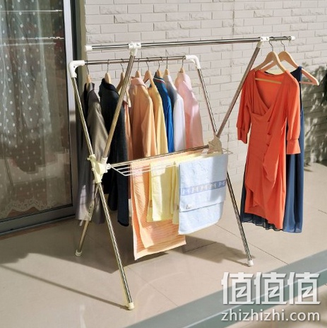 宝优妮简易收纳晾衣架