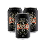 丹麦进口 法克烈性黑啤酒500ml*3听装