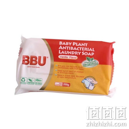 BBU婴儿植物抗菌洗衣皂200g 
