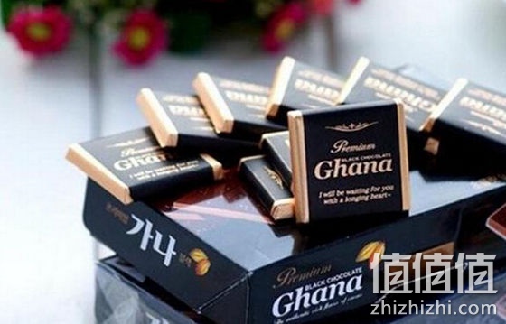乐天黑加纳纯黑巧克力