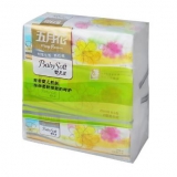 五月花 婴儿柔2层面巾纸200抽*3包（大规格） 京东商城价格