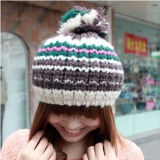 韩版针织毛线帽子