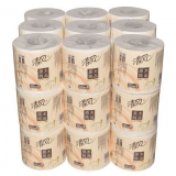 清风 原木纯品270段3层卷筒卫生纸27卷*2箱 苏宁易购价格
