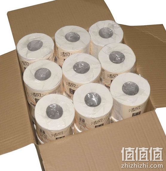 清风原木纯品卷纸