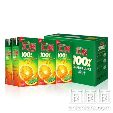 汇源100%橙果汁