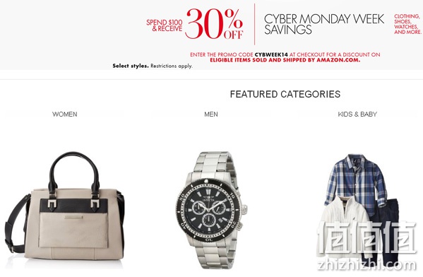 美国 Amazon Cyber Monday 网络星期一特卖周