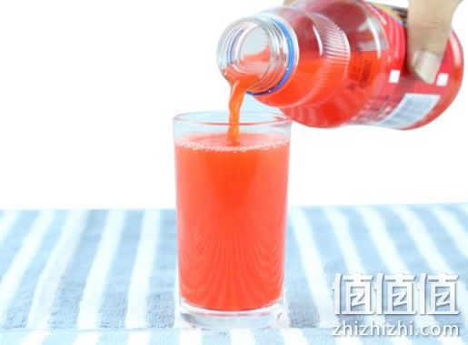 阳光每日橙子草莓味饮料